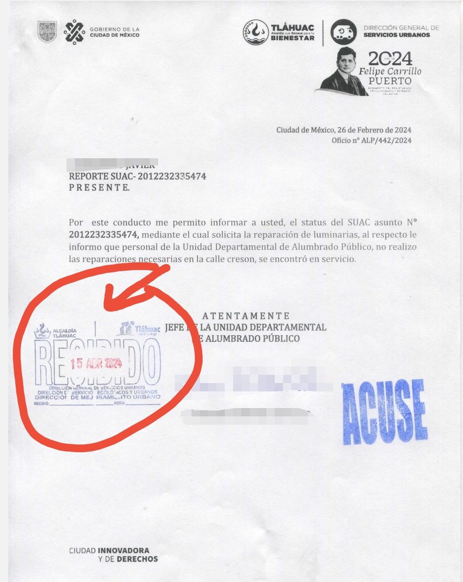 ferjavoha's tweet photo. Alguien puede explicar a  la @alcaldiatlahuac  @bereheca que las luminarias no funcionan  y caen en incongruencia, ponen sello de 15-04-2024, si aún es 11-04-2024., trabajan con anomalías e ignorando peticiones de la ciudadania @martibatres @locatelcdmx @ContraloriaCDMX https://t.co/wRwqk44CIC