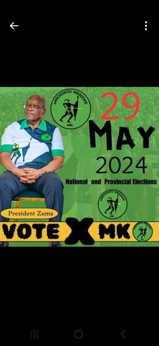 Today it is President Zuma's day. Happy Birthday MSHOLOZI. THANK you for saving us by starting MK Party #VoteMK_29May2024 #ZumaDay
