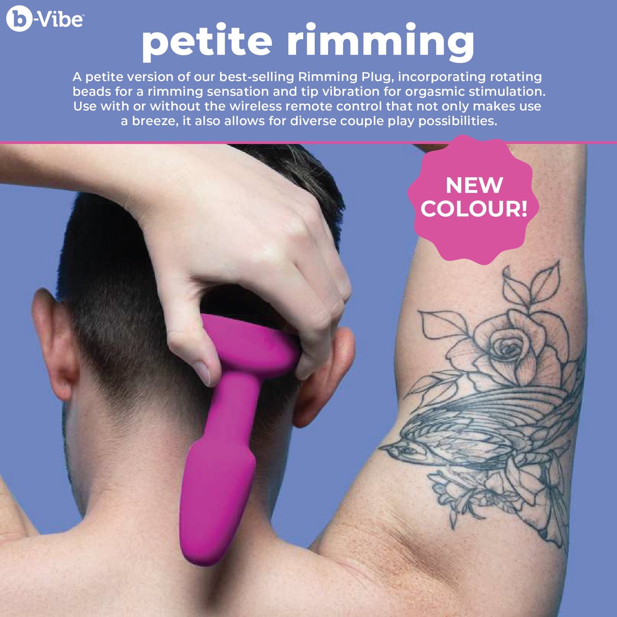 bvibe_social  The Rimming Plug Petite can introduce anyone to anal play  because anal pleasure knows no gender. Those who are new to anal play can  experience rimming (getting your butt licked)