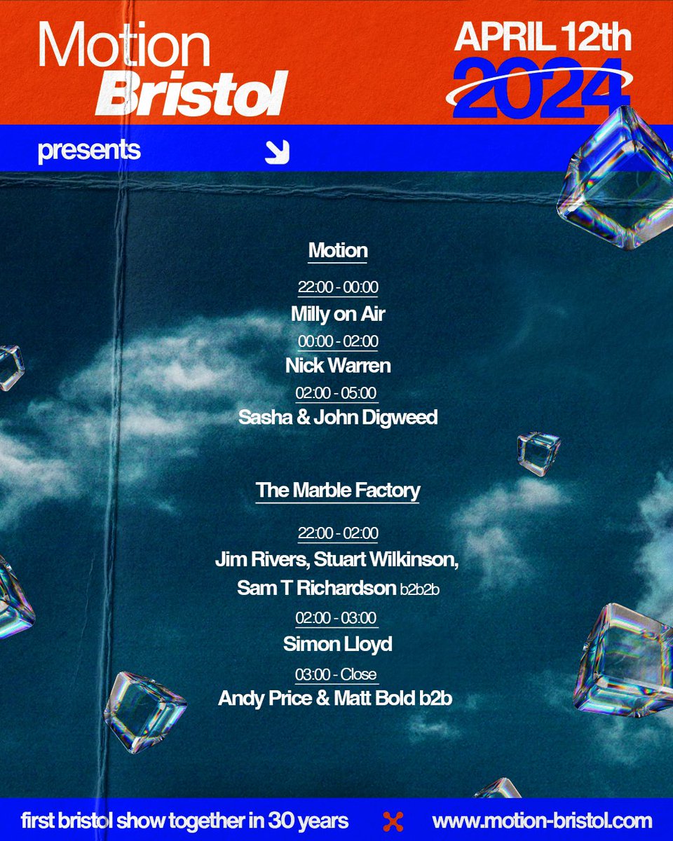 sashaofficial (@sashaofficial) on Twitter photo Set times! See you from 2am-5am w/ <a href="/DJJohnDigweed/">John Digweed</a> at <a href="/MotionBristol/">Motion Bristol</a>. Set times! See you from 2am-5am w/ <a href="/DJJohnDigweed/">John Digweed</a> at <a href="/MotionBristol/">Motion Bristol</a>.