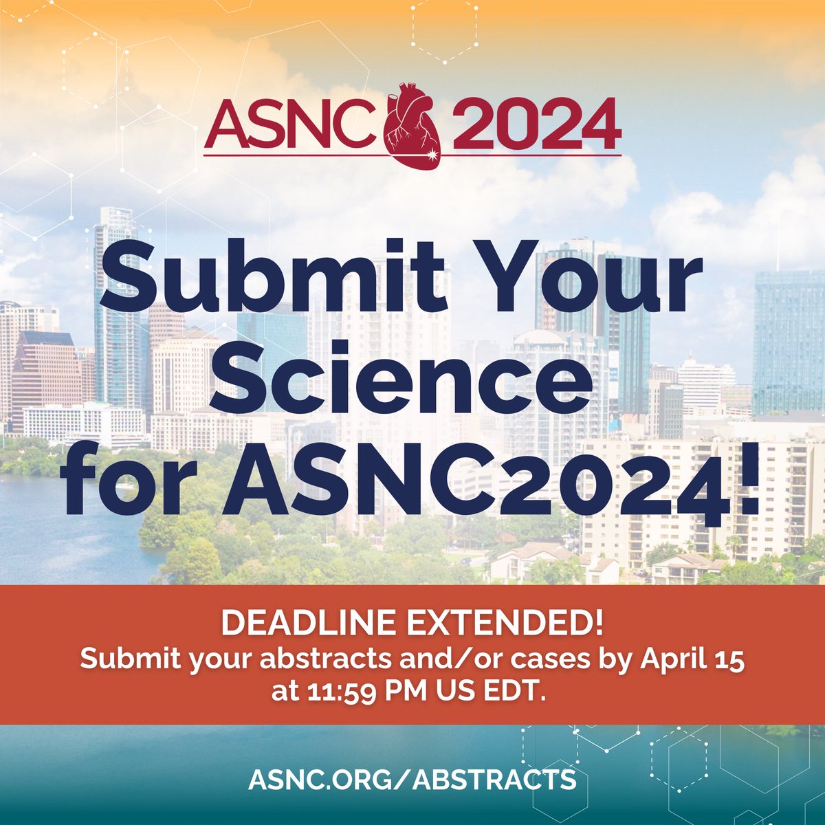 Deadline extended to submit research and cases for #ASNC2024. Fantastic opportunity for trainees to get feedback from and network with many leaders in CV imaging. @RBP0612 @LPhillipsMD @almallahmo #cvNuc #ACCFIT #AHAFIT