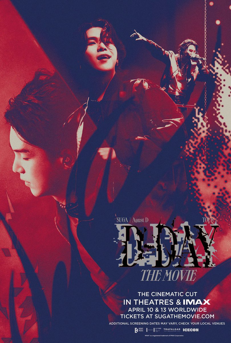 [🎞️]-La película “D-DAY THE MOVIE” de #SUGA/ #AGUSTD a recaudado casi 1 millón de dólares [961k dlls] en su 1er dia en los cines de EE.UU. 🇺🇸 y a debutando en el puesto número #2 en la lista nacional de EE.UU.🔥 #D_DAY_THEMOVIE CONGRATULATIONS AGUSTD CONGRATULATIONS SUGA