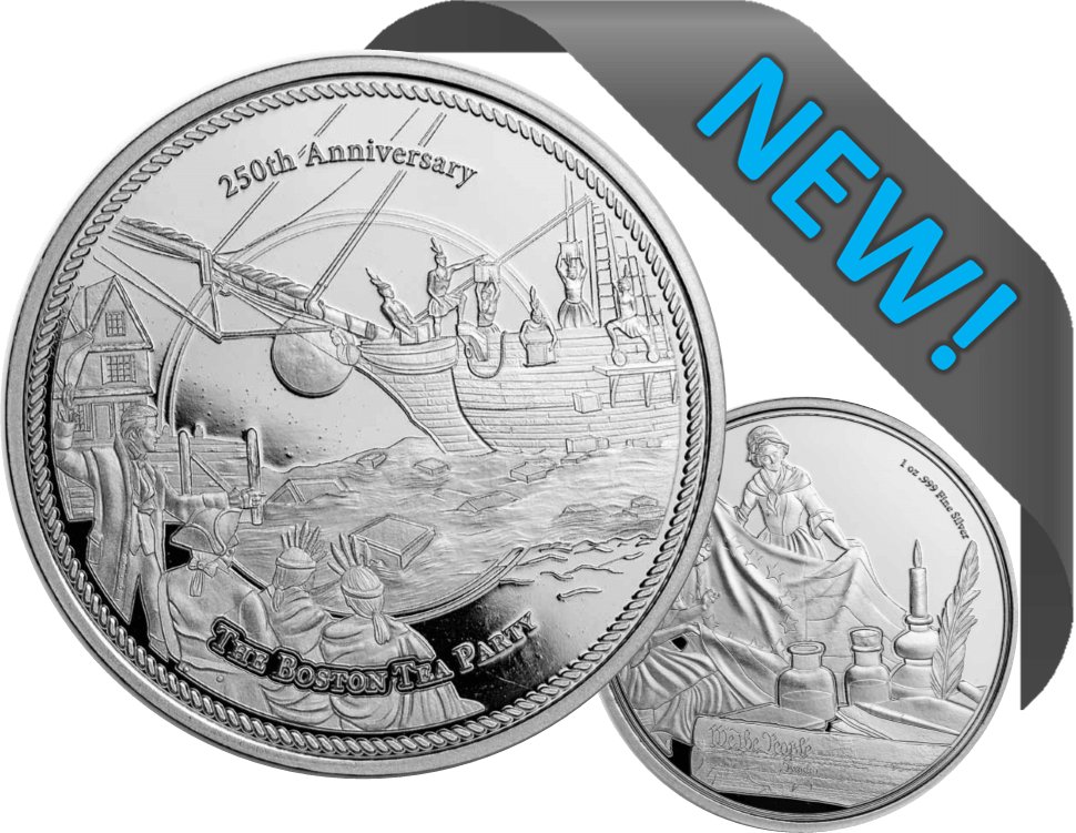 250th Anniversary - Boston Tea Party 1oz Silver
SHOP: bit.ly/ShopSilverandG…
#bullion #silverbullion #silvercoins #assets #Silver #preciousmetals #wealthcreation #QuickSilverGlobal #wealthbuilding #american #americanhistory #bostonteaparty250 #bostonteaparty #americanrevolution