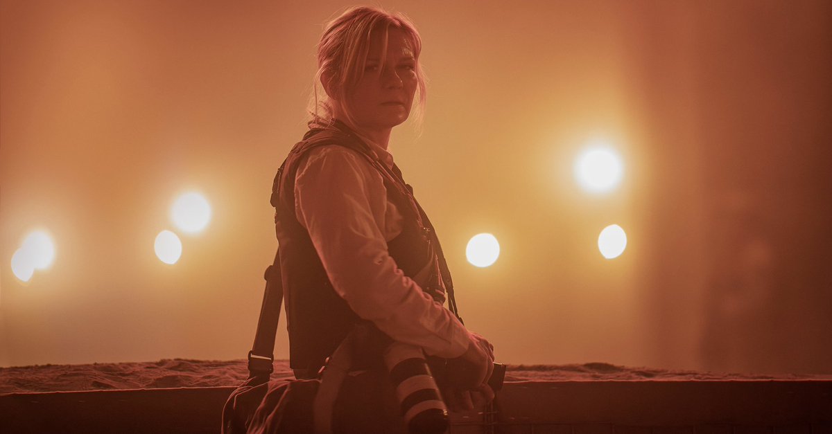 ffilmreviews's tweet photo. #CivilWar takes a horrifyingly visceral look through the lens of a war photojournalist’s camera in a dystopian world - neither picking a side, but simply relaying images for us to process. It’s unsettling, haunting, and nerve-shredding, with Dunst and Spaeny the standouts. https://t.co/R1I01di5wW