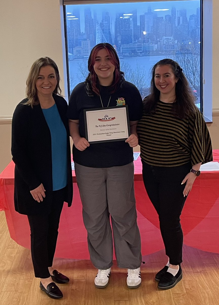 DonnaJimmerson (@donna_jimmerson) on Twitter photo Proud to be celebrating with Aylin & family as she receives the 2024 Grade 6 Drug Awareness Essay Contest Award👏Congratulations!🙌 <a href="/TheWriteClass/">Michcella Tiscornia</a> <a href="/WeehawkenTSD/">Weehawken Schools</a> <a href="/SuzanneMera/">Mrs. Mera</a> <a href="/EricCrespoEDU/">Eric Crespo</a> Proud to be celebrating with Aylin & family as she receives the 2024 Grade 6 Drug Awareness Essay Contest Award👏Congratulations!🙌 <a href="/TheWriteClass/">Michcella Tiscornia</a> <a href="/WeehawkenTSD/">Weehawken Schools</a> <a href="/SuzanneMera/">Mrs. Mera</a> <a href="/EricCrespoEDU/">Eric Crespo</a>