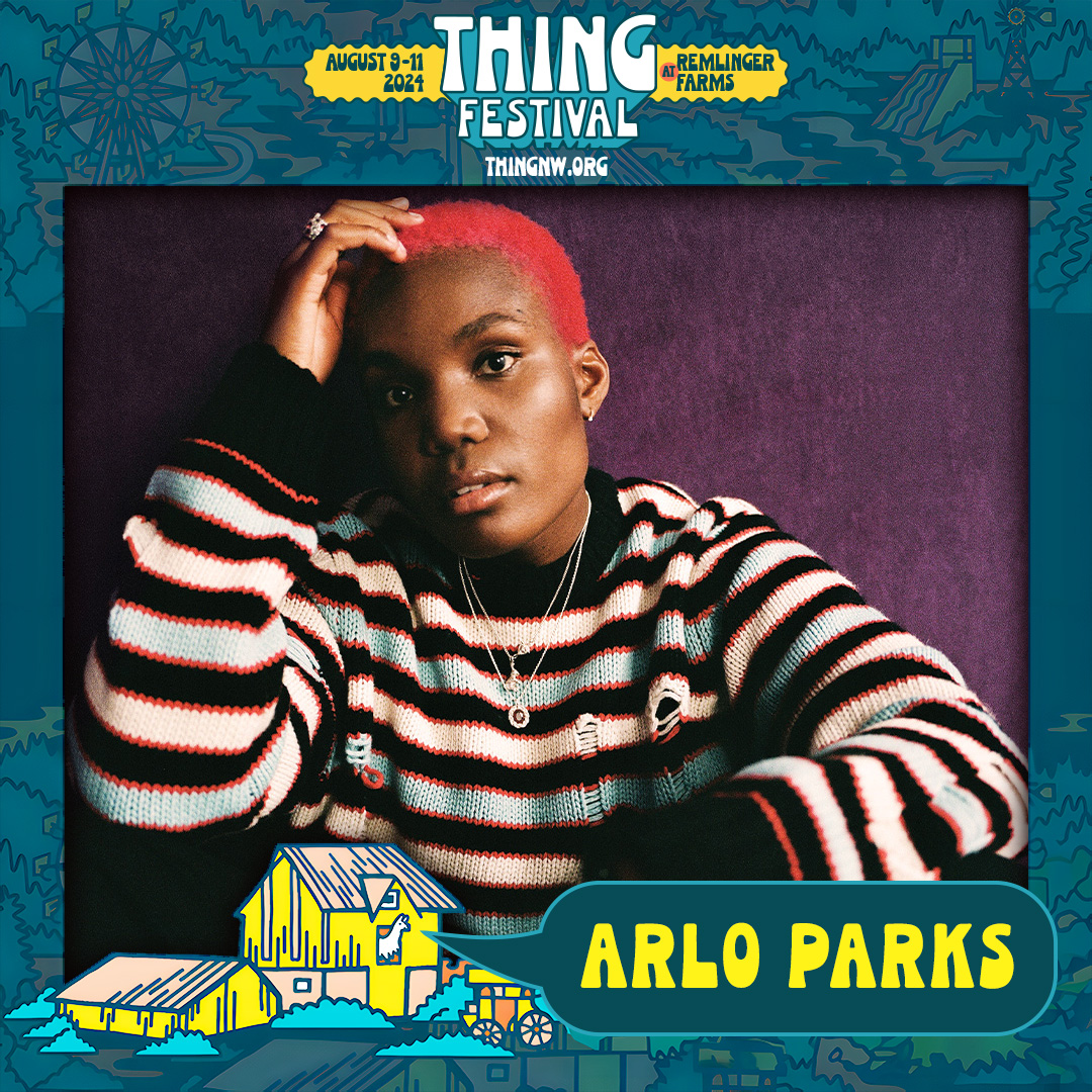 We don’t wanna wait to see her, but we will 🎶 @arloparks is the Grammy-nominated indie pop poet we all deserve ✨ Her latest record, “My Soft Machine,” is proof💿 Give it a listen immediately. Arlo plays Day 2 of #THING2024! Get your tickets now at THINGnw.org 🤠