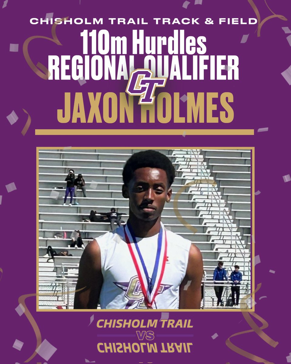 Congratulations on placing 2nd at 6A-Districts 3 & 4 Area Trackmeet and moving on to Regionals
🟣🟡🪖🐎🎖#RangersRide #StayPurple #F4 #TTP #PTT