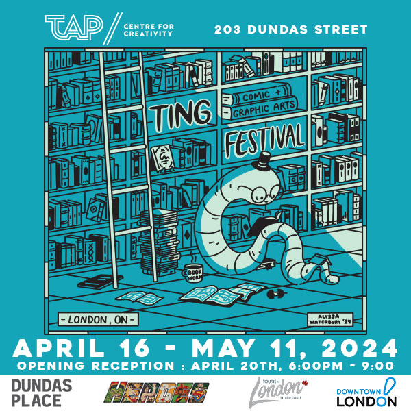 Join us next week for the return of Tingfest! The 8th annual Tingfest will be taking place between April 16 - May 11, and will feature several unique programs and 10+ exhibiting artists. The opening reception will take place on April 20th, from 6PM - 9PM.