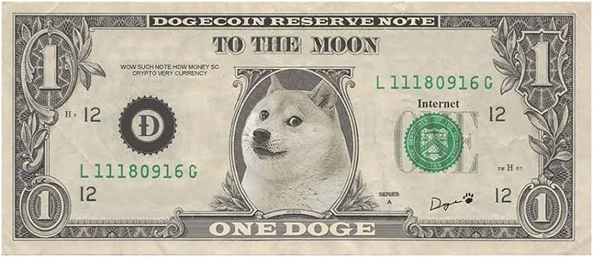 #dogecoin #moon 🌙#onedollar