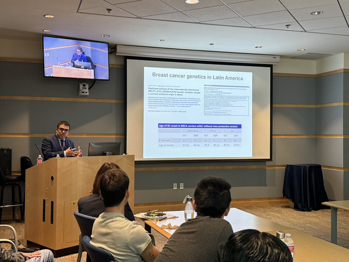 Dr. Luis G. Carvajal-Carmona discussing 'Bench to Community Approaches to Advance Cancer Health Equity' with our Moores Members as a part of our Min Chiu Li lecture