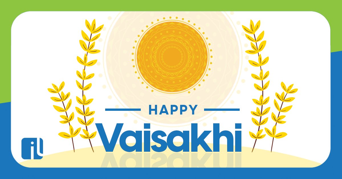 Wishing you all abundance, growth, and prosperity. Happy Vaisakhi!

#Vaisakhi #ILholiday