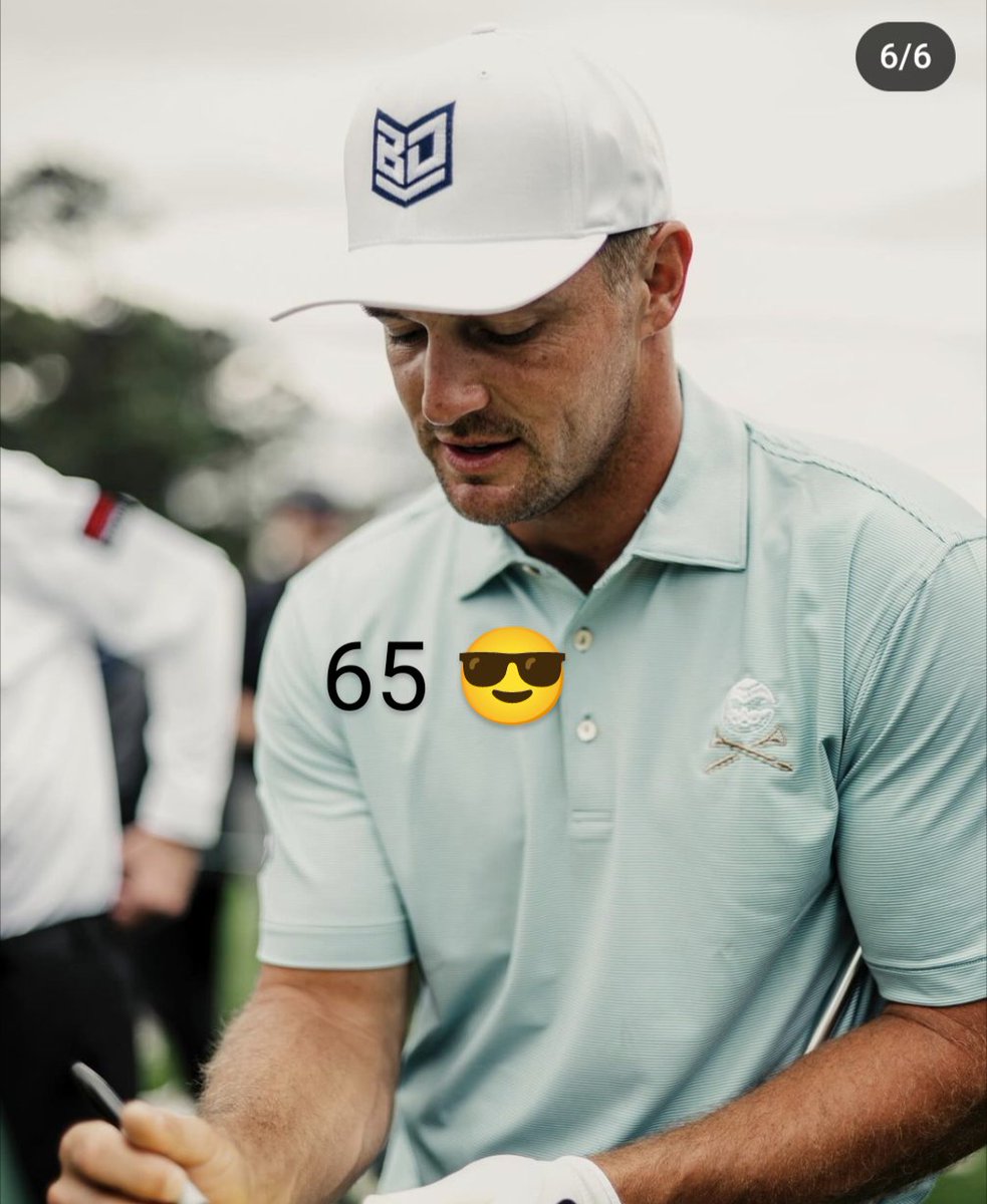 Fantastic start Bryson!! 65 !!😎 ⛳⛳⛳⛳⛳⛳⛳⛳⛳⛳⛳⛳⛳⛳#golf #golfing #golfer #golfcourse #PGATour #LPGATour #golflife #golfinstagram #golfaddict #golfeveryday #livgolf #practicemakesperfect #golfswing