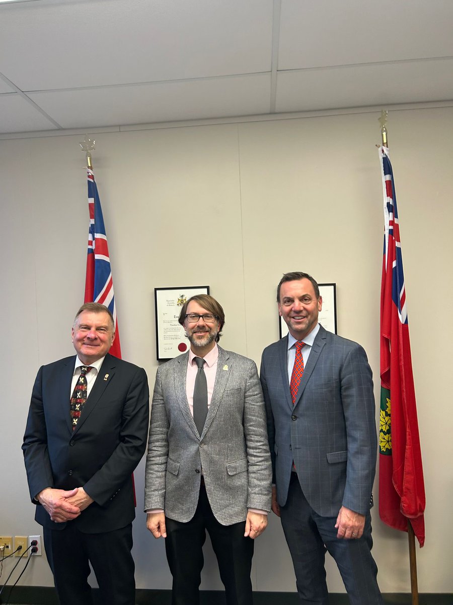 Nice meeting once again with OREA (Ontario Real Estate Association), including CEO Tim Hudak and President Rick Kedzior this afternoon to discuss housing and potential solutions to the affordability crisis.