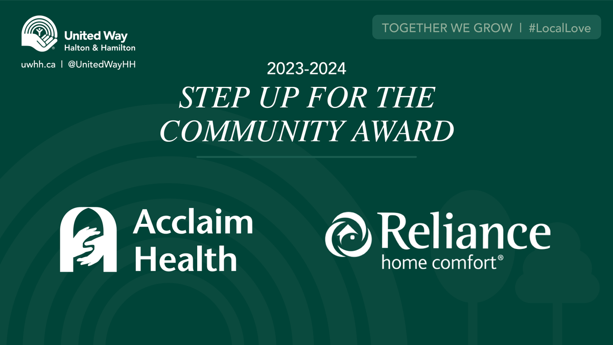 Here’s your Third set of Step Up For the Community Award winners! You are true leaders who went above and beyond for your community. @AcclaimHealth and @RelianceCares! #LocalLove