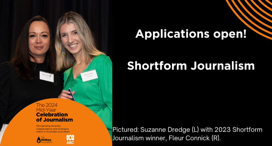 If you're a young journalist 28 years or under with a great yarn that showcases solid and gripping reporting, enter it now for the Shortform Journalism Award. Entries close on Monday at 11:59pm. Don't miss out! walkleys.com/awards/young-j…