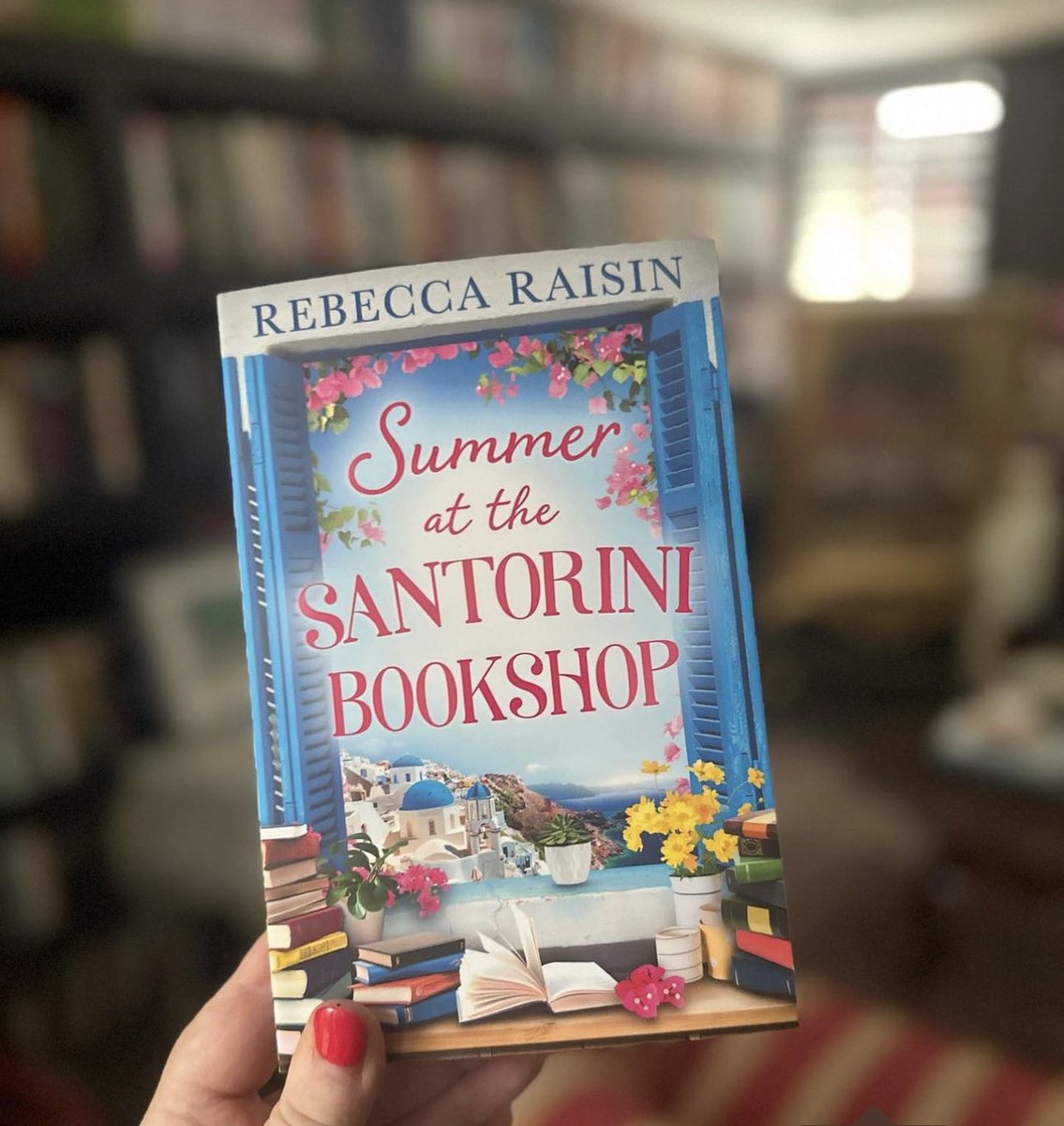 It’s publication day for Summer at the Santorini Bookshop! Perfect for bookworms & armchair travellers! 🏝️ A Greek island holiday 👩‍❤️‍👨 A fake-dating pact ❤️ A chance at true love? US: amzn.to/40rvToW UK: amzn.to/3u4QJOY Aust: amzn.to/3QOc6x1 #romcom