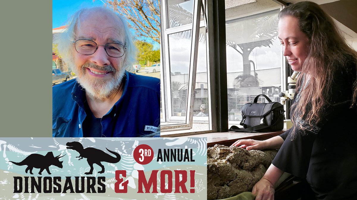 🦕🌟 Exciting news for all dinosaur enthusiasts! Join us for #DinosaursAndMOR, where paleontology meets forensics with Dr. Stephanie Drumheller and a presentation by Jack Horner on "Maia: A Dinosaur Who Grows Up." Don't miss out! Details on our website. #Paleontology 🦖📚