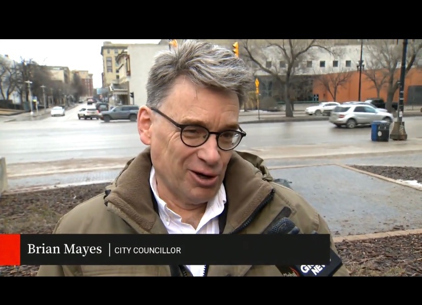 On Global TV Wednesday night talking about potholes ….and noting that street repaving annual budget up from $30M to $150M over past 12 years.