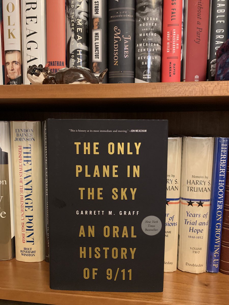 “The only plane in the sky,” by @vermontgmg is one of the most harrowing, emotional, and inspiring books I’ve ever read. It’s one thing to learn history. That day we lived it.