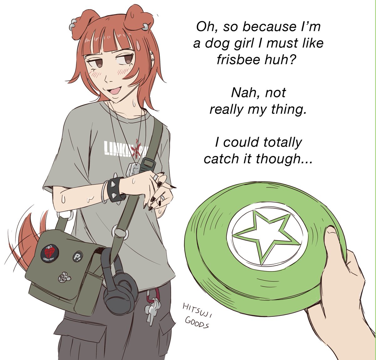 hitsujigoods's tweet image. Not like other dog girls