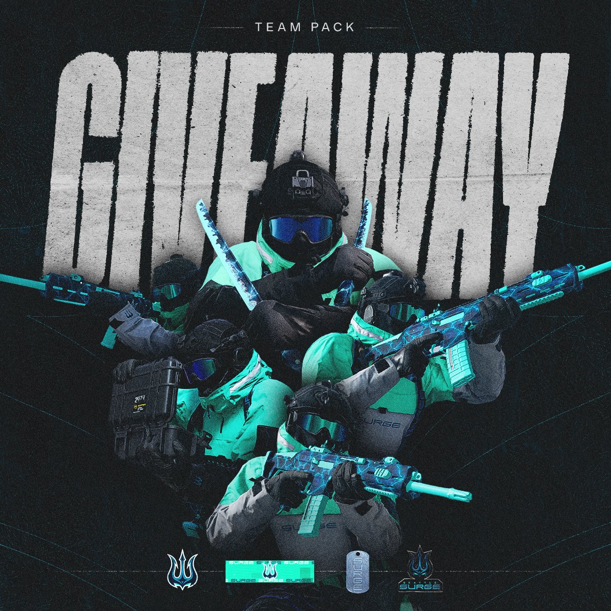 Don't be a tool! Enter our team pack giveaway to unlock some Surge drip 💧 ✅ Follow @SeattleSurge 🏷️ Tag a friend 🎮 Tell us your platform 🔁 Like & RT Winners picked tomorrow #DrownThemOut 🔱