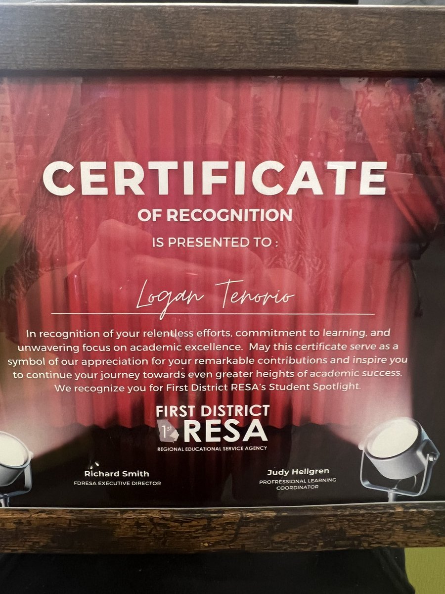 Congratulations to BI Junior, Logan, on being selected by  <a href="/fd_RESA/">FDRESA</a> for Student Spotlight! Logan excels in JROTC and Engage Club! Watch for his video spotlight to come out soon <a href="/MRRVH/">Mr. VH</a> <a href="/BradwellTigers/">Bradwell Institute</a> <a href="/LibertyCoSchool/">Liberty Co. Schools</a>