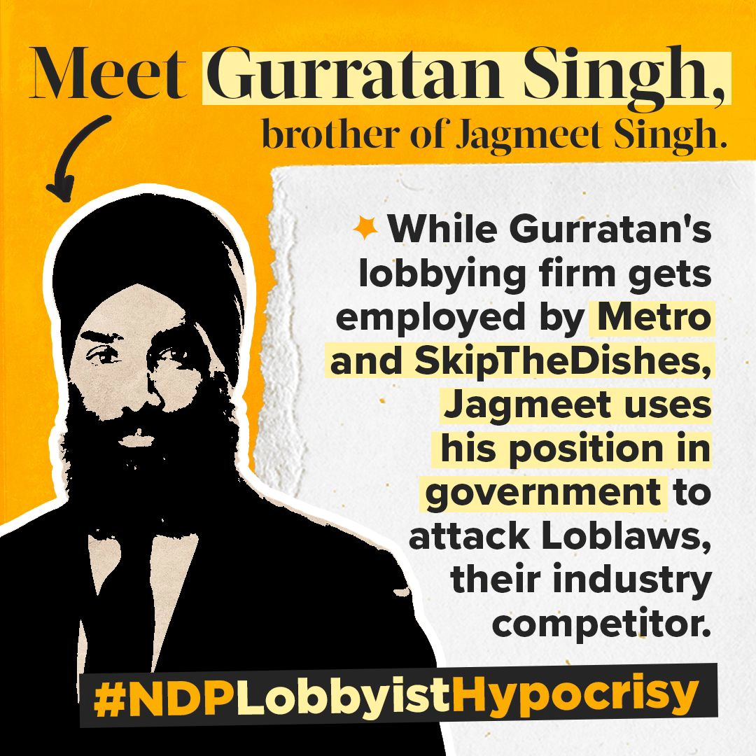 LokiAF1975's tweet photo. @theJagmeetSingh Doesnt your brother help those CEO's rake in huge profits?  That didn't stop you from hiring him did it.  Save the feigned moral stands #LiberalPuppet! https://t.co/Ld8Jl6nI2w