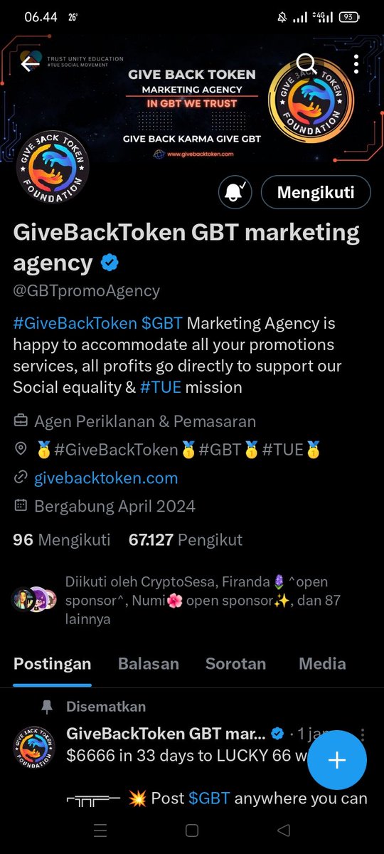 Algibran299's tweet photo. @Shill_Ronin @GBTpromoAgency Done https://t.co/8Zhn8W3D6F