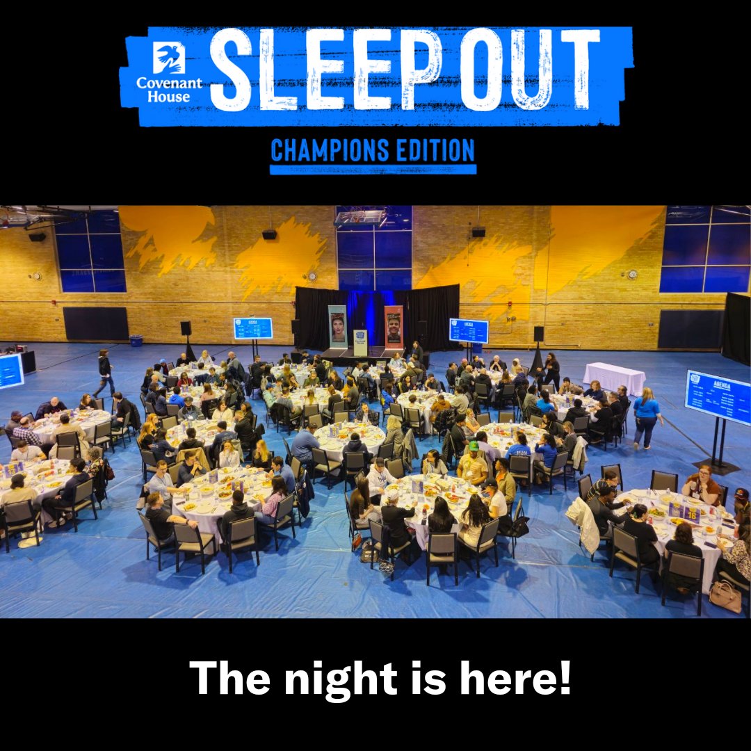 The Sleepout Champs have arrived and the countdown to sleeping out has begun! #ChampsSleepoutTO