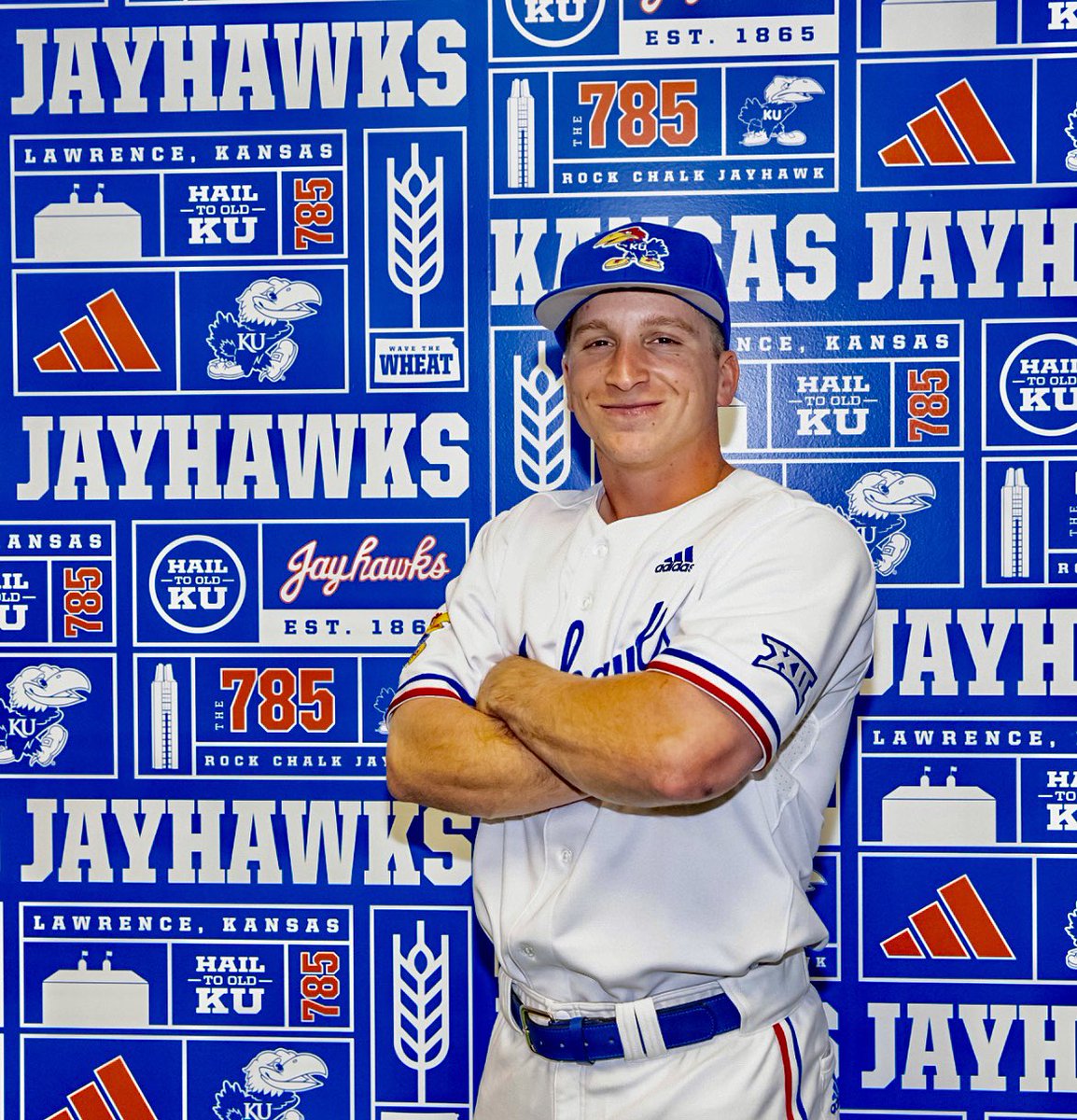 I am honored to announce that I will be furthering my academic and baseball career at the University of Kansas. I would like to thank God and everyone that has helped me along the way! @KUBaseball #RockChalk