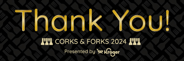 Thanks to everyone who made Corks & Forks possible yesterday. This event isn't possible without an entire community of support. Thanks to you, we exceeded the match provided by @Kroger! Together, we raised enough money to provide 150,000+ meals to our neighbors in need.