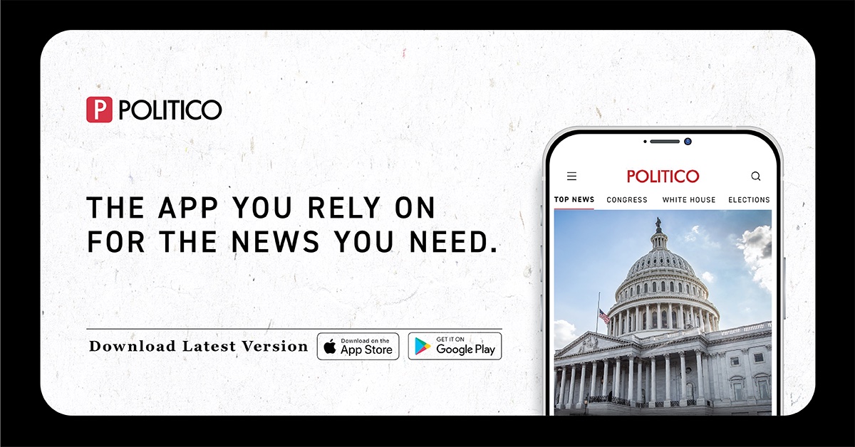 Stay informed with our POLITICO mobile app, featuring timely political news, insights and analysis. Download now. politico.com/mobileapp?cid_…