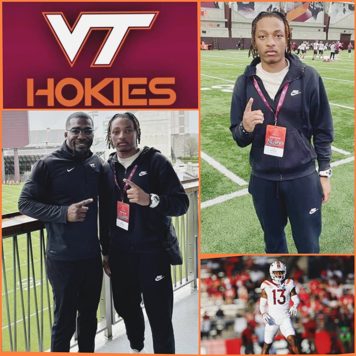 #CribTalk I had a GREAT visit today <a href="/HokiesFB/">Virginia Tech Football</a>. I appreciate the hospitality and insight <a href="/CoachPryVT/">Brent Pry</a> &amp; <a href="/CoachPrioleauVT/">Pierson Prioleau</a>. I look forward to future things at the crib‼️ @CoachJones_NCS <a href="/bdortNCS/">Bennett Dorton</a> <a href="/CoachdjCheetah/">Derek Jones</a> <a href="/RocCarmichael/">Roc Carmichael</a> <a href="/DmvSportsLive6/">DmvSports</a> <a href="/toby_lux/">🅲🅾🅰🅲🅷 𝑻𝒐𝒃𝒚 𝑳𝒖𝒙</a> <a href="/carljfred/">Carl Frederick</a> <a href="/joeray36/">Joe Ray</a>
