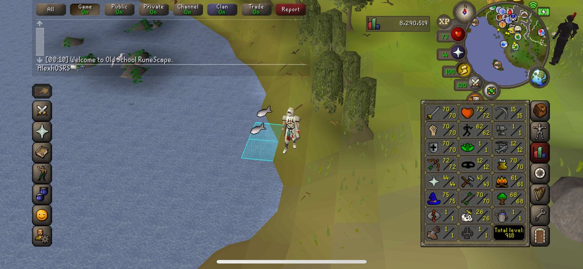 Alexhithymia's tweet photo. i downloaded osrs again.. brb in 2 years when i max lol. https://t.co/nepqGX1sSQ