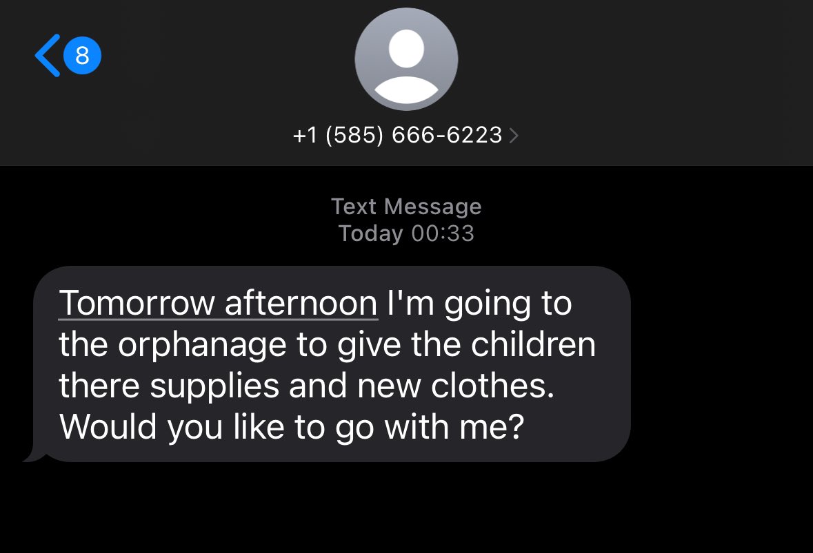 Text scams getting weird.