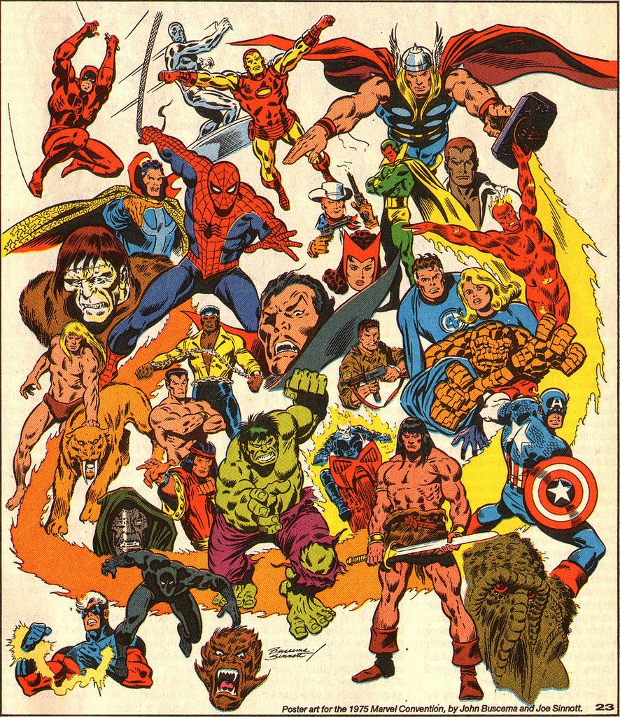 This was a Marvel poster from 1975. Anyone see any forgotten characters that should be making a comeback?