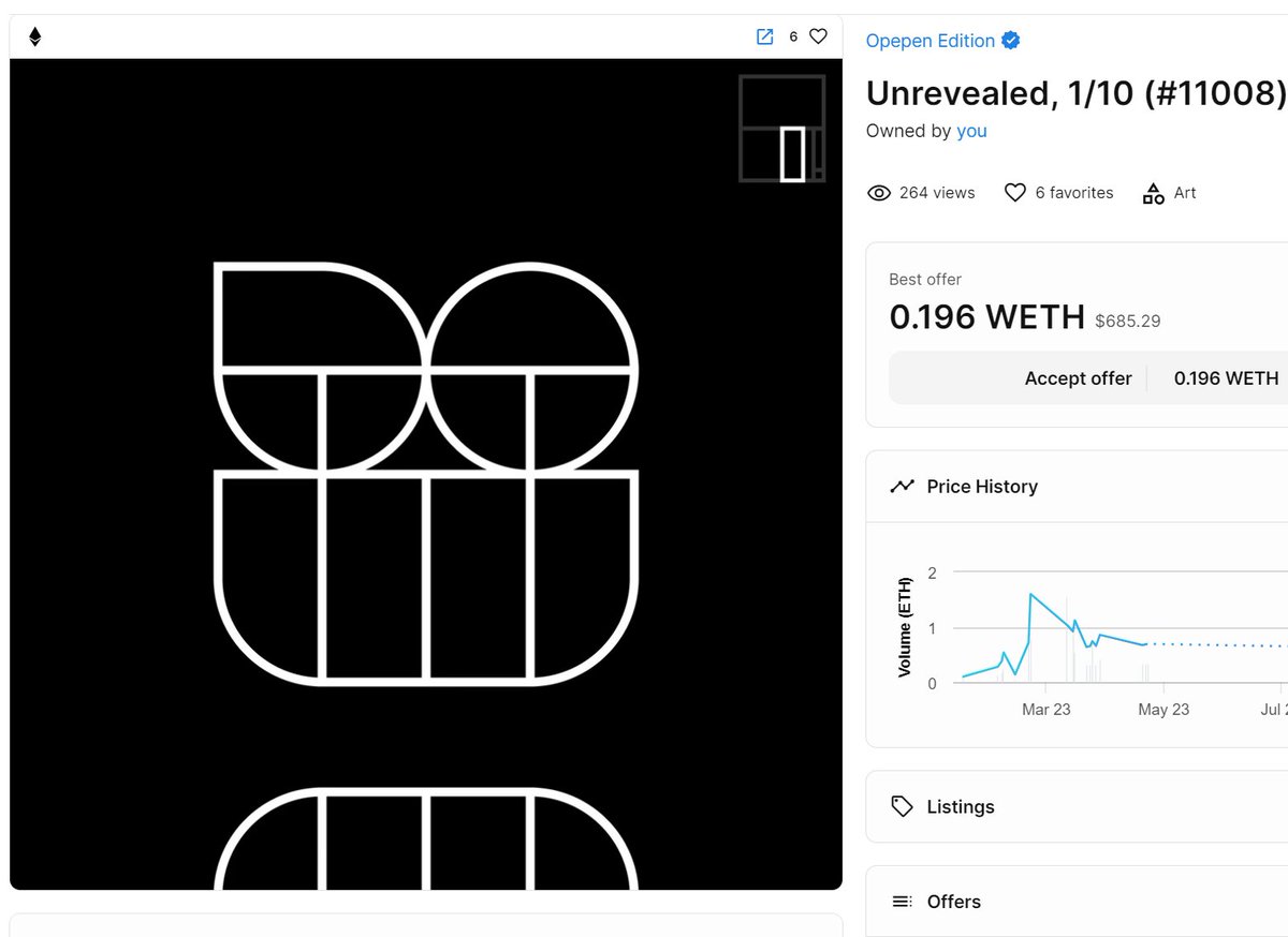 RhonBell's tweet image. Thank you to the person who just listed a 10 edition on the floor (and -30% lower than the 10e floor). 

#StackJack