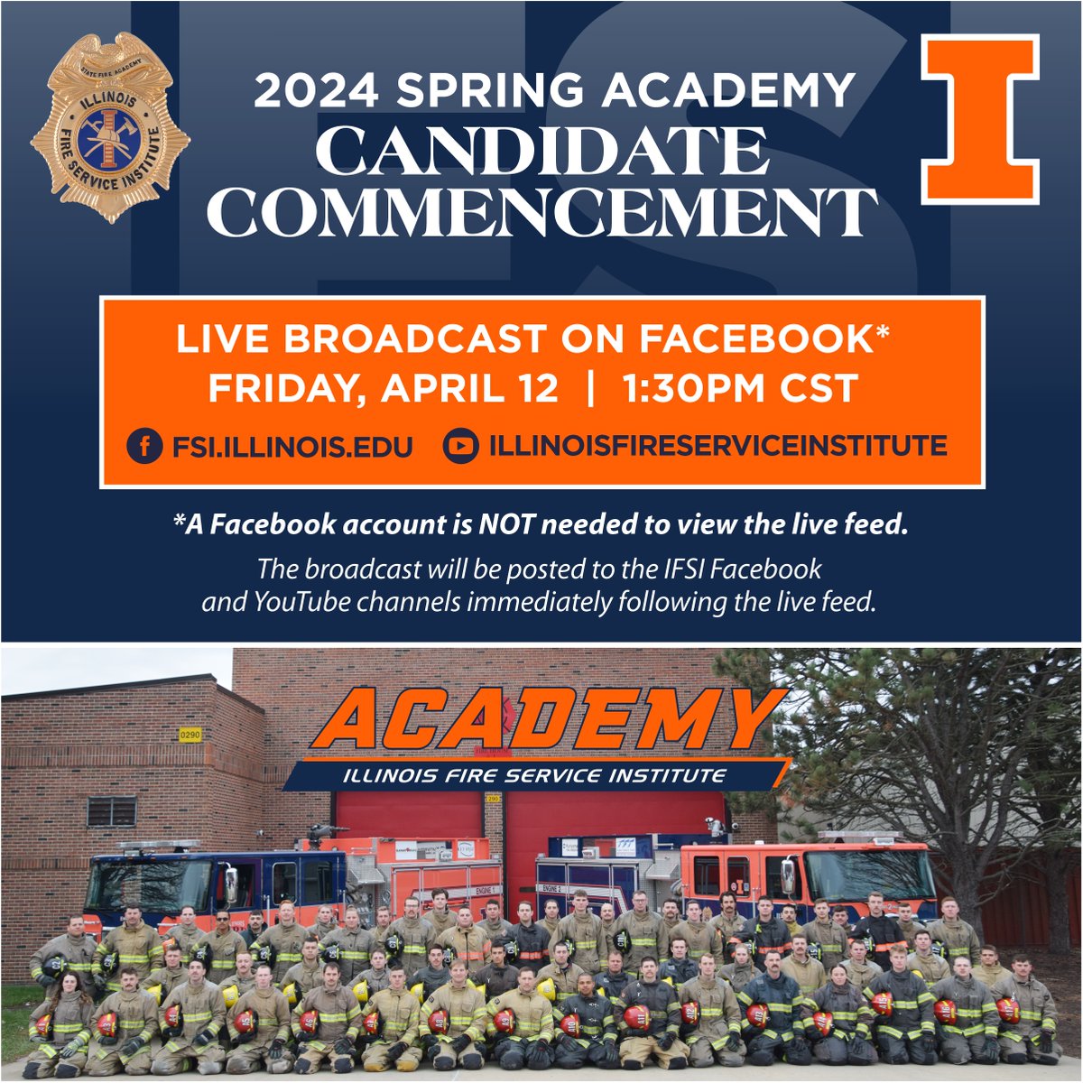 Join us tomorrow as we recognize the 2024 Spring Academy Candidates. #weareIFSI #100yearsIFSI