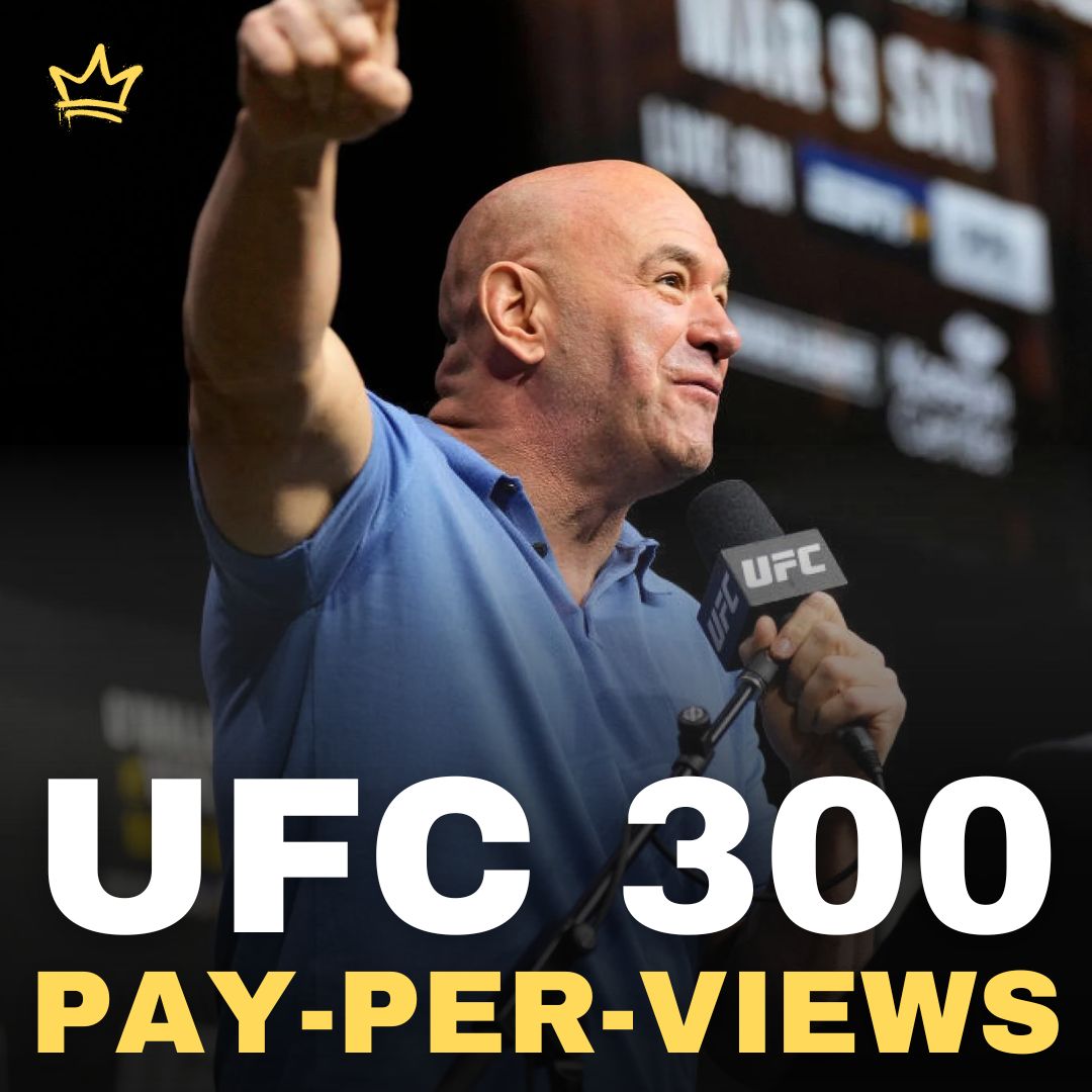 prestigecombat's tweet photo. Dana White projects big numbers for UFC 300: 1M PPV buys &amp; $16.5M in ticket sales. That would be the third-highest gate in UFC history. (UFC 205-$17.7M and UFC 229-$17.2M)

Will UFC 300 meet these high expectations?

[per Sports Business Journal, h/t @jedigoodman]

#UFC300 #UFC https://t.co/S7tiCom7S1
