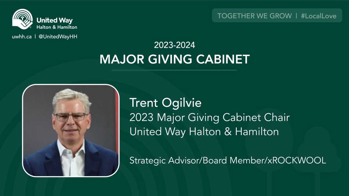 A huge shoutout to Trent Ogilvie, Major Giving Cabinet Chair, for providing important oversight and growing this important program in support of his community - thank you! #LocalLove