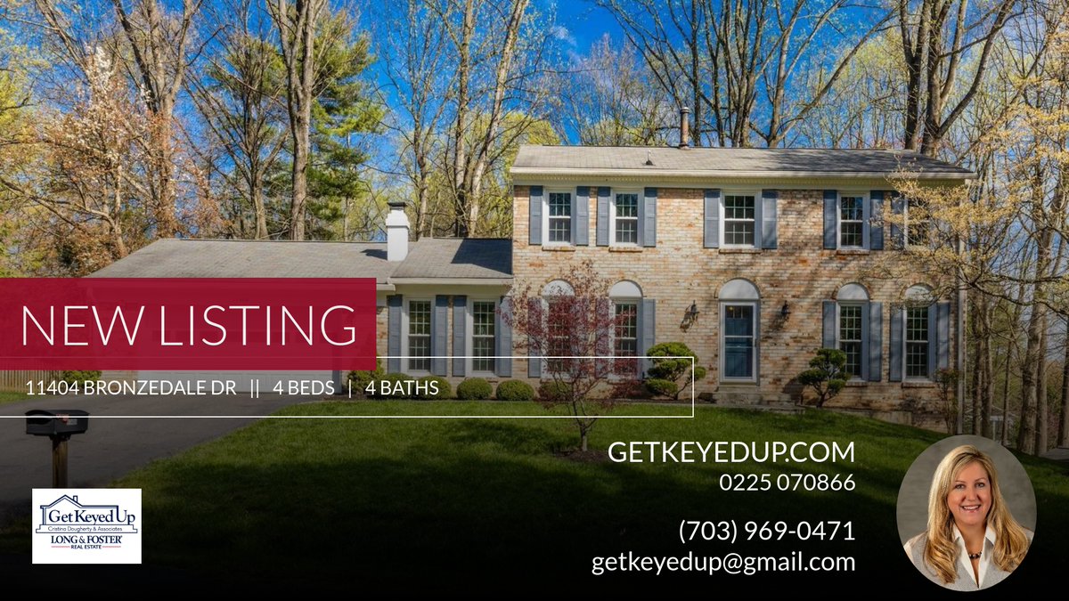 GetKeyedUp's tweet photo. 📍 New Listing 📍 Take a look at this fantastic new property that just hit the market located at 11404 Bronzedale Dr in Oakton. Reach out here or at (703) 969-0471 for more information

Cristina Dougherty
703-969-0471 https://t.co/2fPvV0esft https://t.co/k4EtoLgZQP