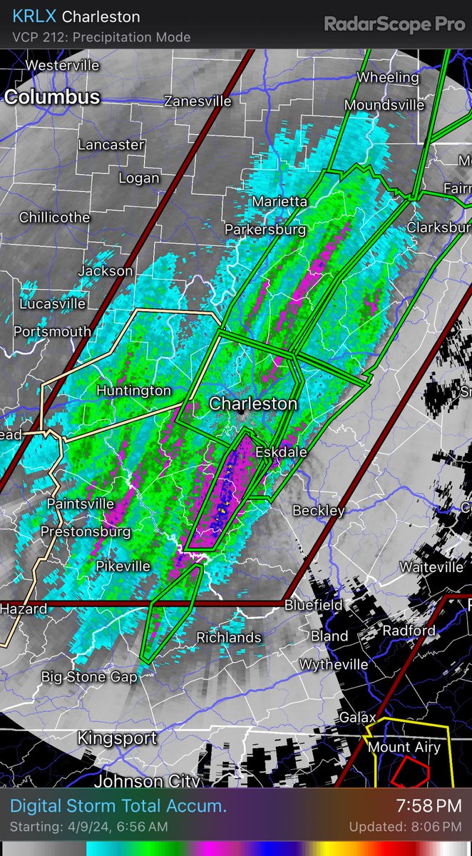 Flash flooding is happening in so many areas …. This is last rainfall as of 8:15pm for the day. Be safe tonight (Thursday night) everyone! #wvwx #ohwx #kywx wowktv.com/weather/alerts