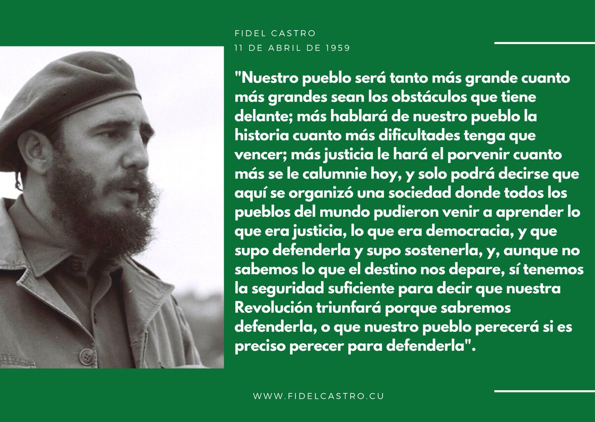 #FidelCastro  
#SomosCuba 
#SomosContinuidad