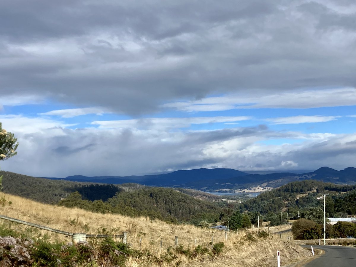 View from my bike ride this morning #cycling #tasmania