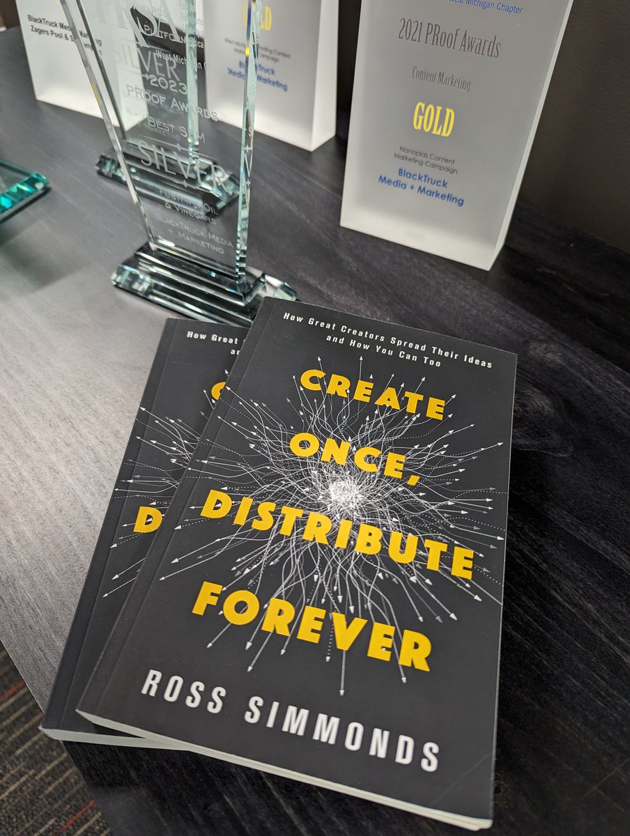 Got back from some travel only to find @TheCoolestCool new book on my doorstep! Couple copies for the office library to share. Proud of you, Ross! 👊