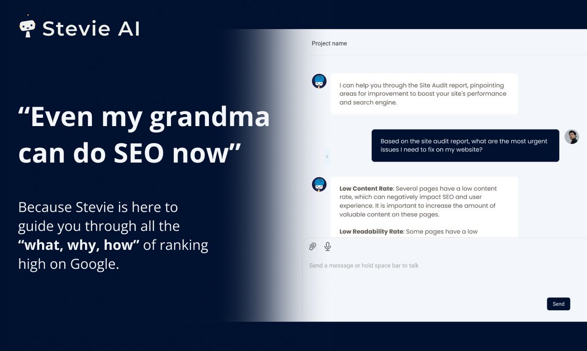AICenter_ai's tweet photo. **No grandma was hurt in making this content**

Check out the first SEO tool designed for non-SEOers to rank ANY WEBSITE on Google: https://t.co/1Ro5aXLH78

.

.

.

#seo #searchengineoptimization #SEOtips #SEOmarketing #searchenginemarketing #startupmarketing #startuptips #startupgrowth #startups #ecommercemarketing #googleranking #googleSEO #SEOgrowth