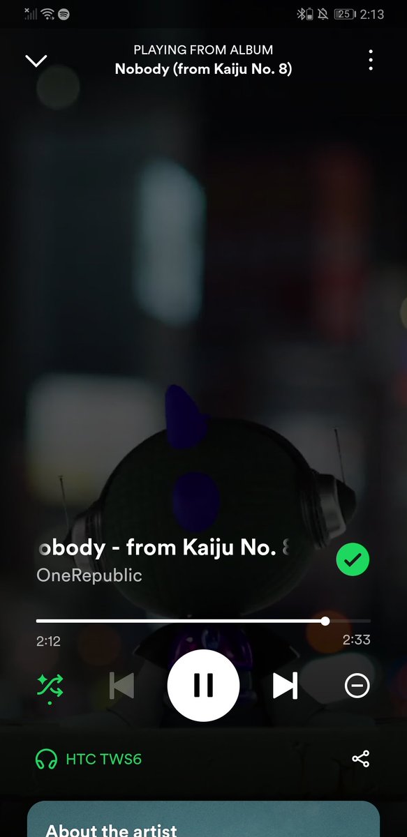 THE WAIT IS OVER!!! I just have to say that @OneRepublic are a group of musical masterminds and they NEVER fail to put out absolute hits into this world. I feel so proud to have called myself their fan since 2016. 'Nobody' from Kaiju No. 8 is out and it's perfect 💙 @RyanTedder