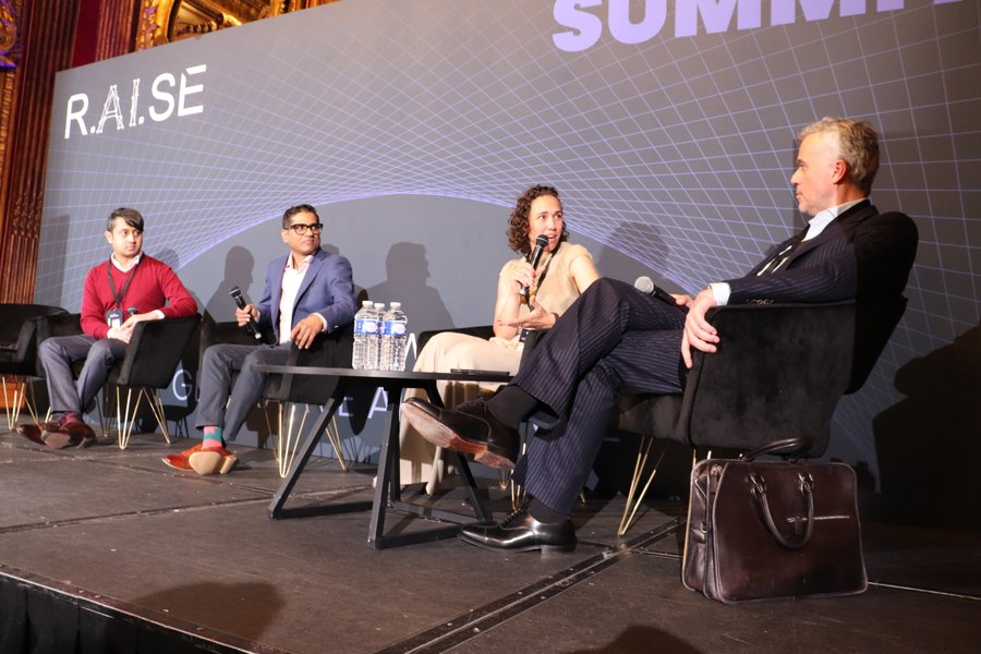 'With data from diverse sources, even simple AI models require multiple parties for governance. Strict cryptographic and security controls are imperative to maintain integrity and trust in the system.' - CEO, Mrinal Manohar at #RAISESummit