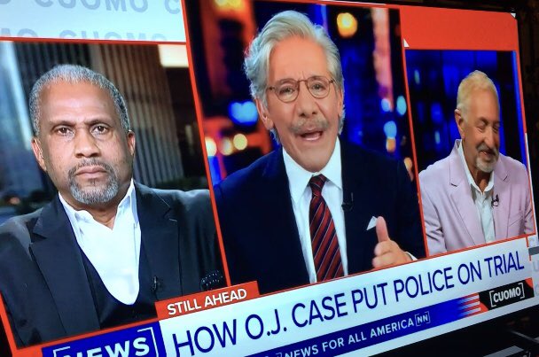 Hey @tavissmiley Great job calling out the very biased @GeraldoRivera for his take on the “reliability of black jurors.” I grew up watching this guy from his @ABC2020 days and he feasted on blood and guts. His intentions are suspect regarding blacks. @BoDietl take a hike, Dude!
