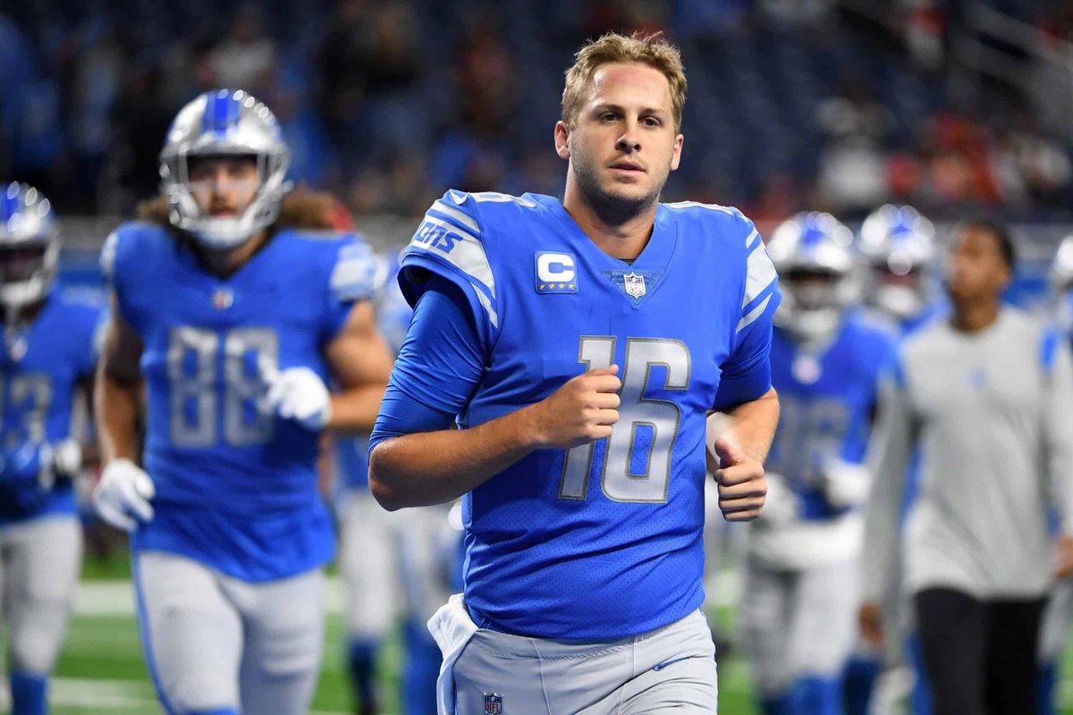 Jared Goff says being traded to the #Lions was the GREATEST thing to ever happen in his career. 'It's the greatest thing that ever happened to me for my career and my development as a human.' (via Trading Cards podcast)